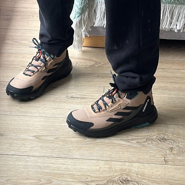 adidas Terrex Anylander Mid Rain.Rdy Hiking Sneakers - Blue | Free