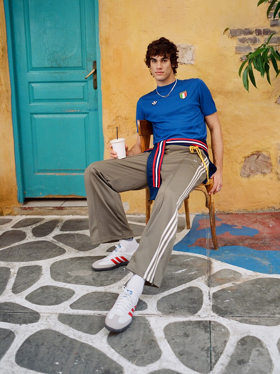 adidas Italy 70s Jersey - Blue | Free Shipping with adiClub