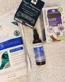 my current favourite sleep combo, specifically the magic magnesium☁️✨ all from hollandandbarrett #HBxSleep24. #ad