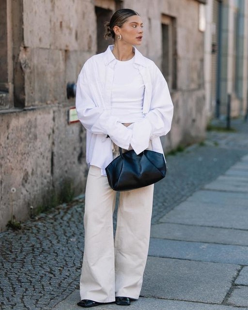 FOLD MICRO TOTE LEATHER BLACK Bags COS