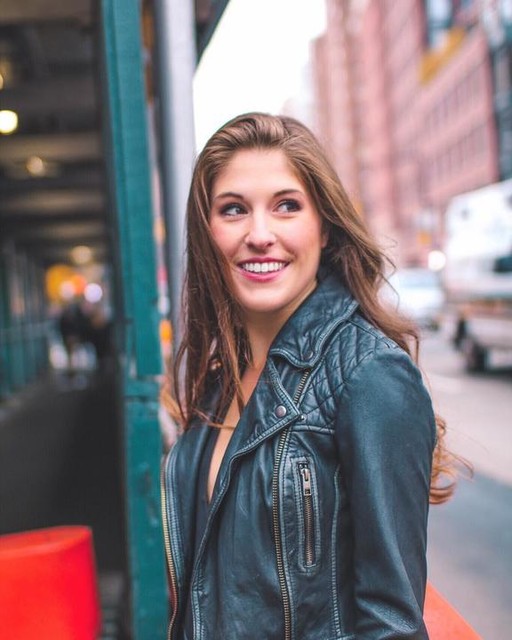 kaitlyn_frank16 - Cargo Leather Biker Jacket