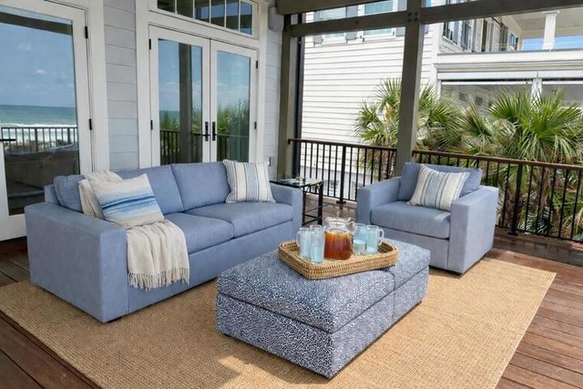 Redding Ridge Indoor/Outdoor Upholstered Chair | Ethan Allen