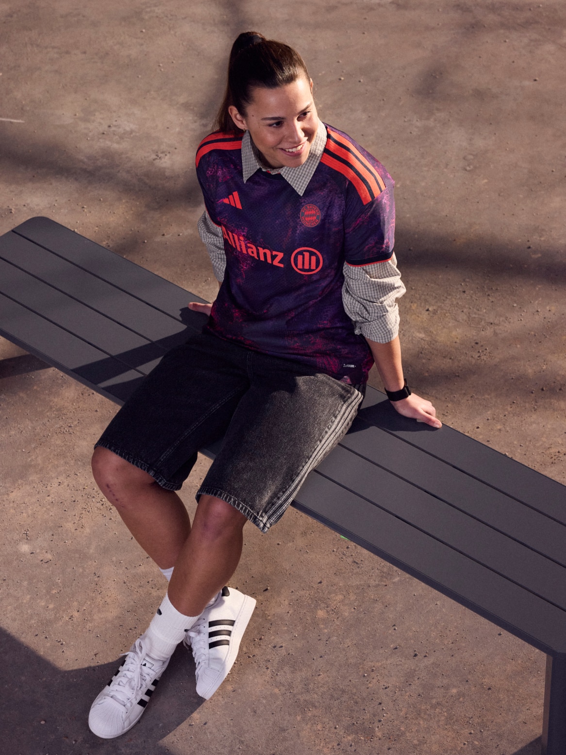 adidas FIREBIRD JORTS DENIM - Silver | Free Shipping with adiClub