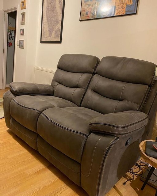 Noah Fabric 2 Seater Manual Recliner Sofa Dfs