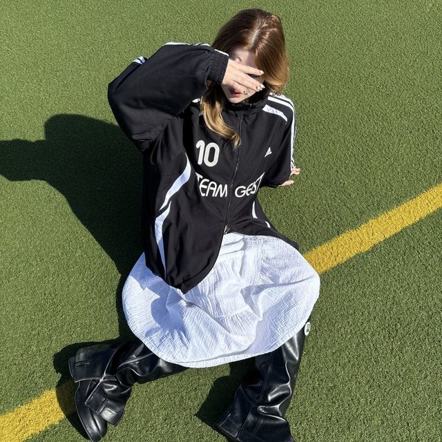 adidas Adilenium Season 4 Teamgeist Oversized Track Top - Black