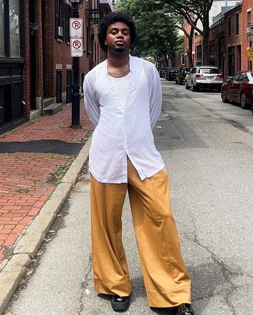 ASOS DESIGN regular smart linen shirt with mandarin collar in white