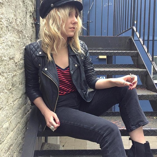Amara Howe - Cargo Leder Bikerjacke