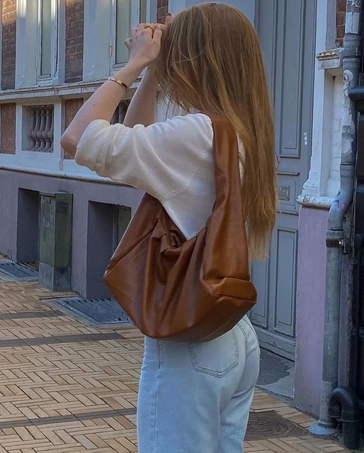 ASOS DESIGN large sling tote bag in tan