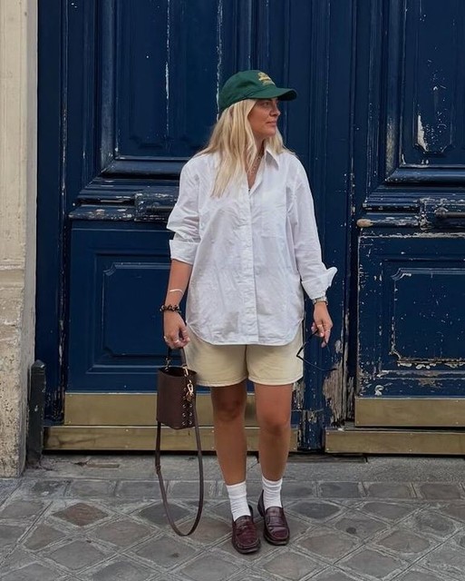 Topshop denim jort in buttermilk