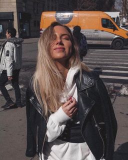 MOLLY STRYDHORST - Coniston Leather Biker Jacket