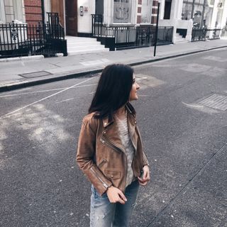 Carlotta Annunziata - Chine Suede Biker Jacket
