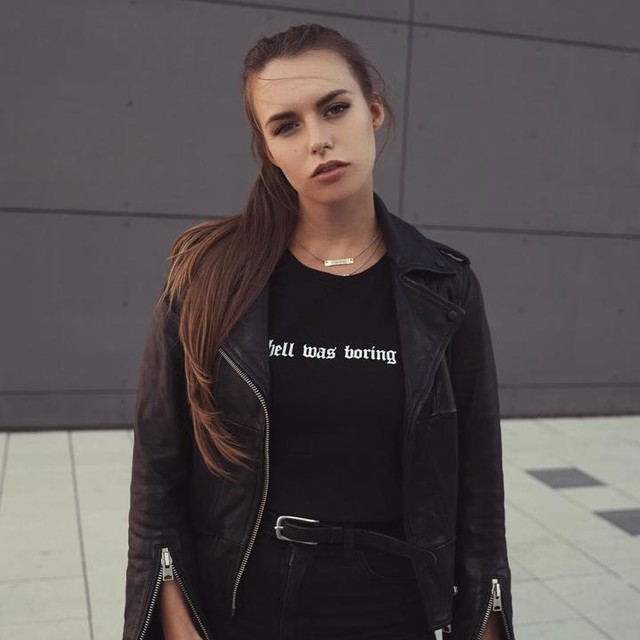 Annika Kotrč - Balfern Leather Biker Jacket