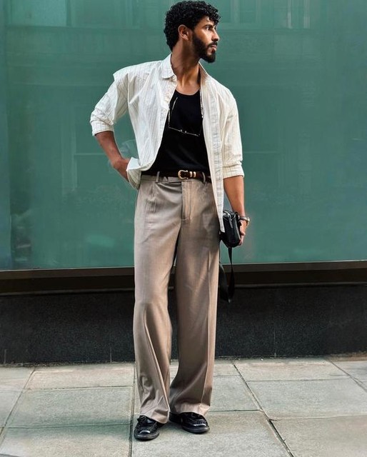 ASOS DESIGN oversized tapered suit trousers in grey matte satin