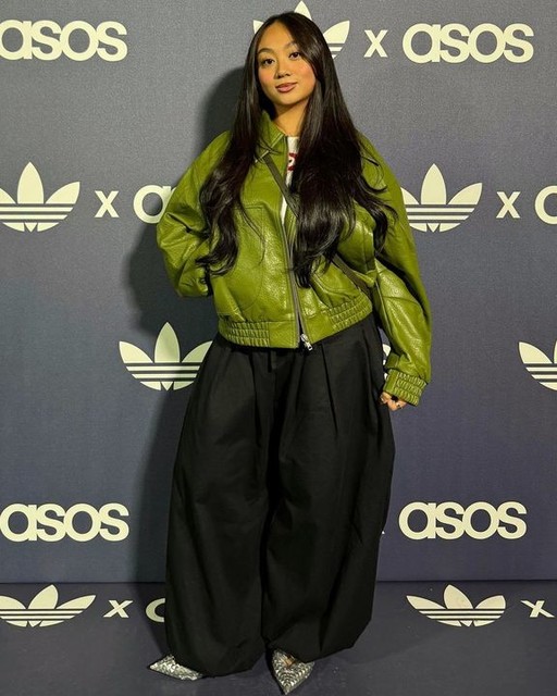 ASOS DESIGN cotton balloon pants in black