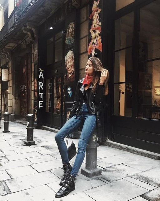 Hélène Fauran ? - Balfern Leather Biker Jacket