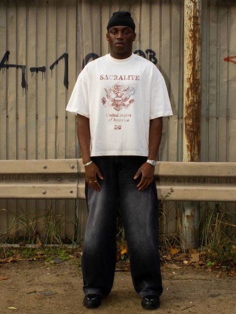 ASOS DESIGN super baggy fit jeans in black wash