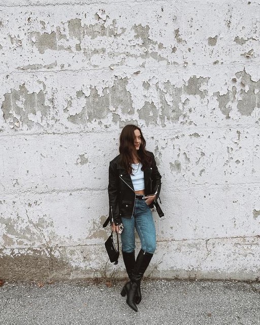 justlikethecolour - Balfern Leather Biker Jacket