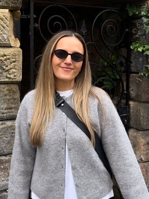 & Other Stories alpaca and wool cardigan with button front in grey