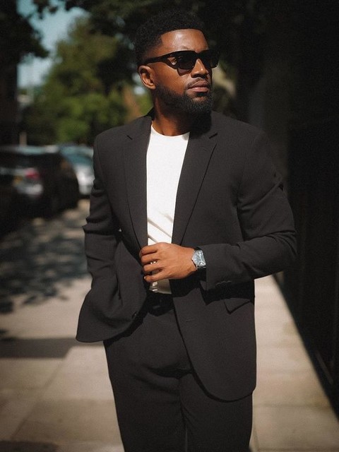ASOS DESIGN slim suit jacket in black