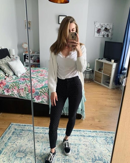 Womens Black \u0026 White Vans Old Skool 