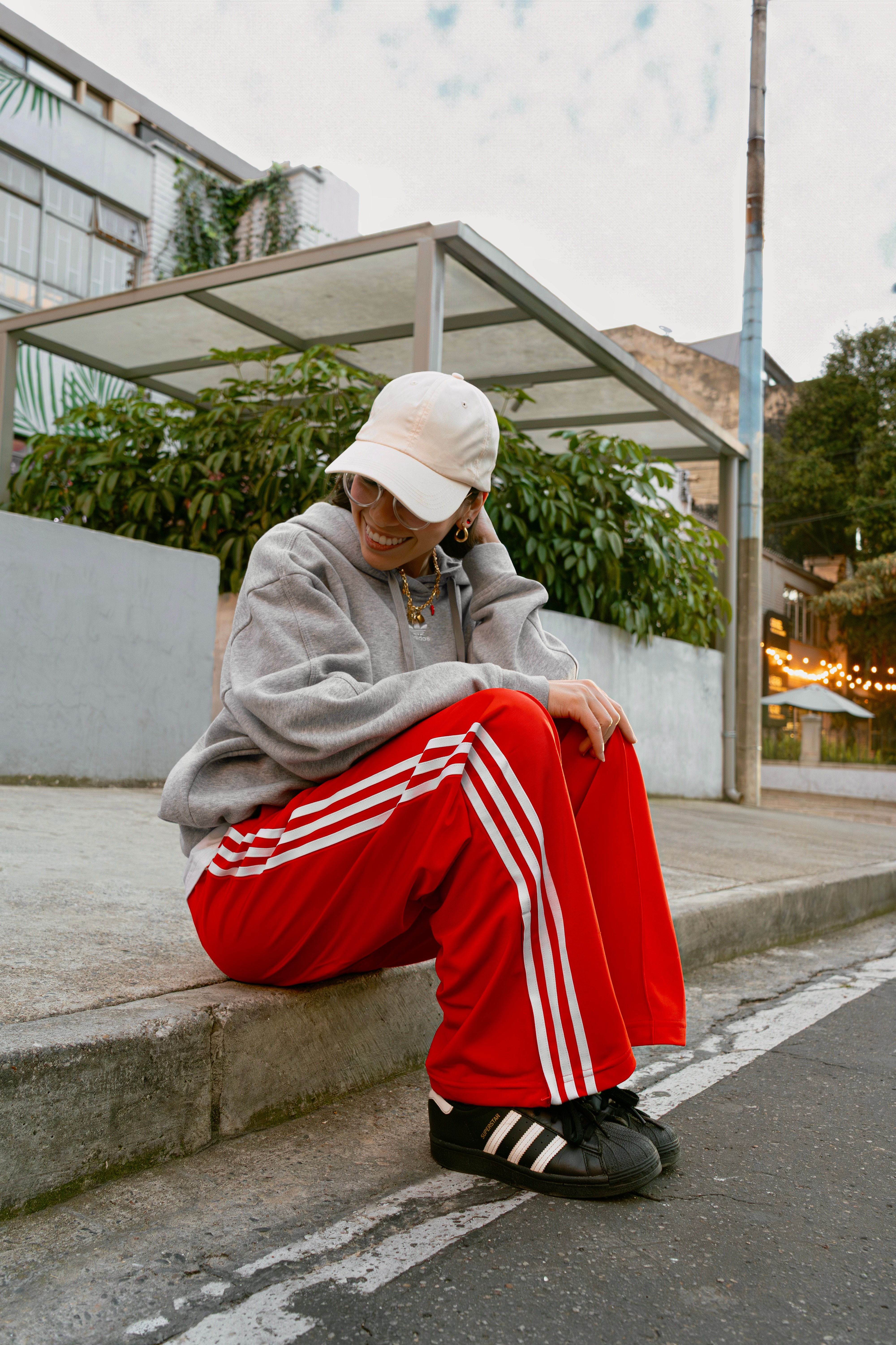 adidas Adicolor Classic Firebird Loose Track Pants - Brown | Free