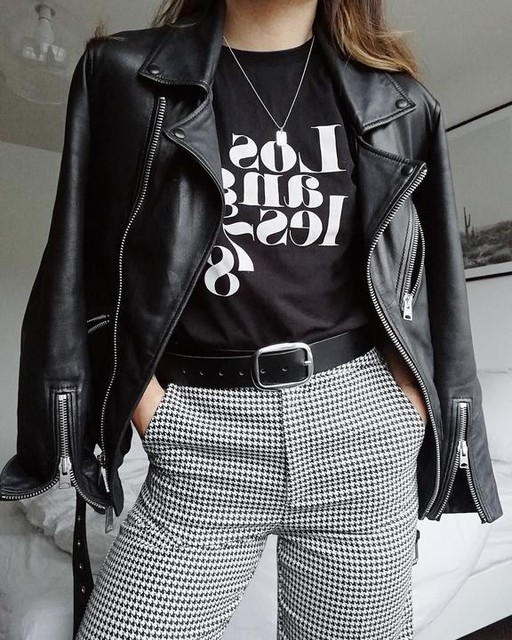 ellenbrockygirl - Balfern Leather Biker Jacket
