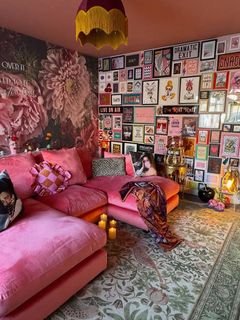 Pink Interior 💕✨

Someone told me in the comments on one of my latest posts that my house looks AI generated, I love that 😂

I wish AI would come and clean and tidy for me, maybe do the laundry 🧺 

I’ve gone from someone who only has one pink room to now having hardly any non pink rooms, living my best girly teenage elder emo life! ✨💕

#pinkaesthetic #homedecor #homeinterioruk #apartmentherapy #elledecor #ellehome #interior4you #maximalism #eclectic