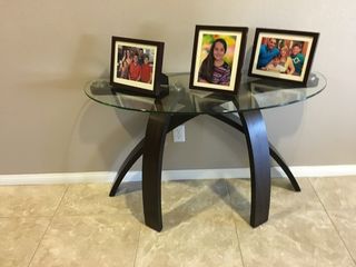 Allure 46" Brown Entryway Console Table