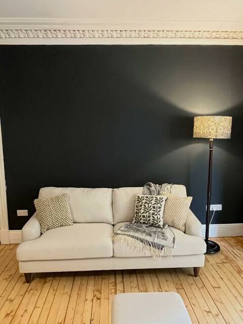 Hello 👋 once again there’s not been a lot of progress here but this is a big change for me. 

It genuinely took me years of looking to finally decide upon the sofas I got (and visiting them a few times in person) I got the Livie from dfs and I’m really happy with them. Also really happy with the accessories from habitatuk still got so much more to do to make it all homely (plants will definitely be next) and will be back on marketplace to find som more furniture and bits and bobs. 

#victorianhome
#homerennovation 
#periodhome 
#solorennovation 
#cosyhomestyle