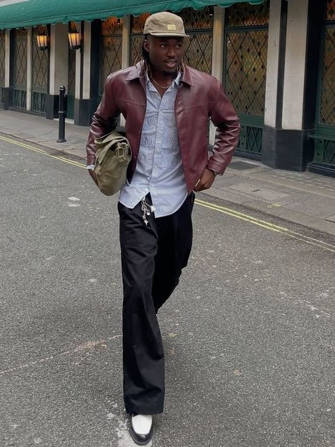 ASOS DESIGN penny loafers in black and white