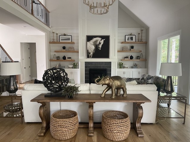 Ethan Allen イーサン　アーレン　ワインラック　バタフライテーブル Wayfarer Library Table | Living Room | Ethan Allen